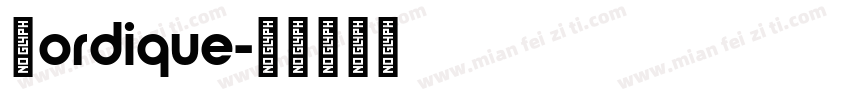 Nordique字体转换