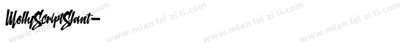MollyScriptSlant字体转换