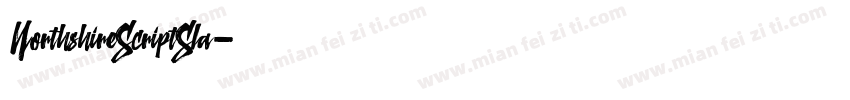 NorthshireScriptSla字体转换