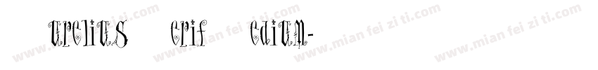 AureliusSerifMedium字体转换
