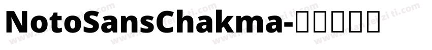NotoSansChakma字体转换