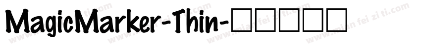 MagicMarker-Thin字体转换