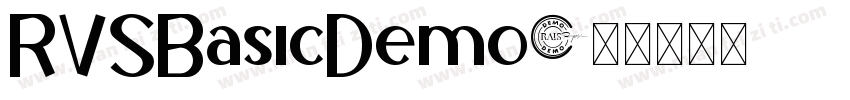 RVSBasicDemo字体转换