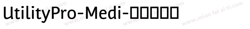 UtilityPro-Medi字体转换