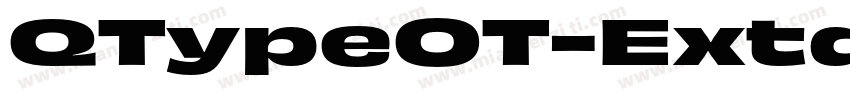 QTypeOT-ExtdBold字体转换