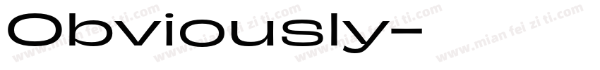 Obviously字体转换