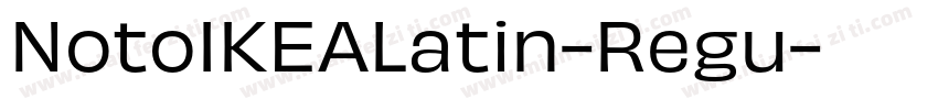 免费NotoIKEALatin-Regu字体转换