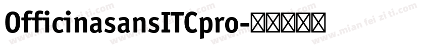 OfficinasansITCpro字体转换