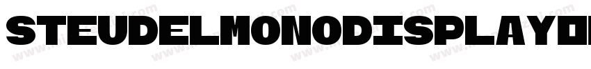 SteudelMonoDisplay字体转换