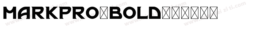MARKPRO-BOLD字体转换
