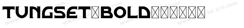 TUNGSET-BOLD字体转换