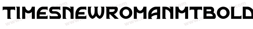 Timesnewromanmtbold字体转换