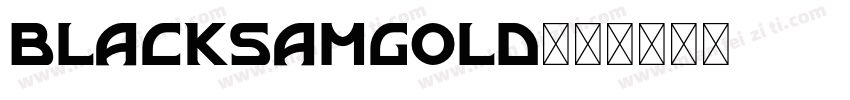 blacksamgold字体转换