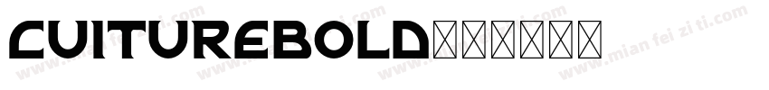 cuiturebold字体转换