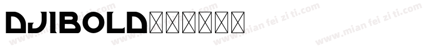 djibold字体转换