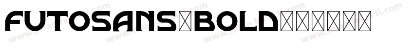futosans-bold字体转换