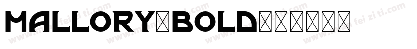 mallory-bold字体转换