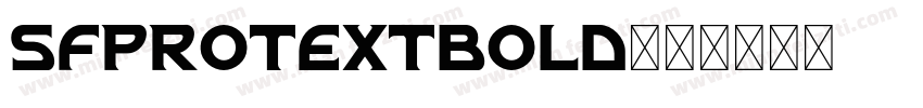 sfprotextbold字体转换