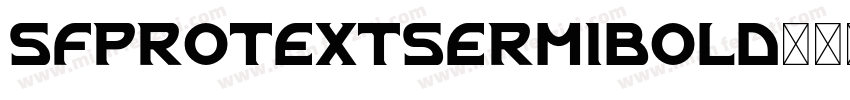 sfprotextsermibold字体转换