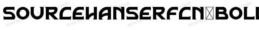 sourcehanserfcn-bold字体转换