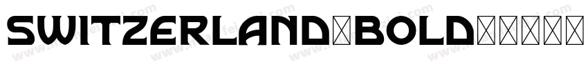 switzerland-bold字体转换