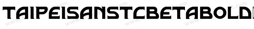 taipeisanstcbetabold字体转换