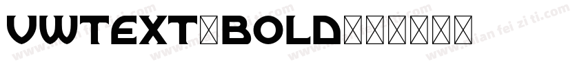 vwtext-bold字体转换