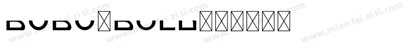 BUBU-BOLD字体转换