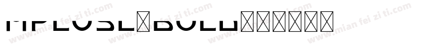 Mplusl-BOld字体转换
