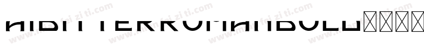aibitterromanbold字体转换