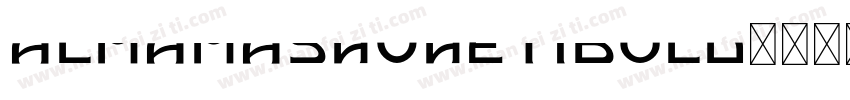 almamashuhetibold字体转换