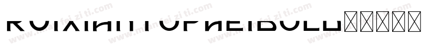 ruixiantopheibold字体转换