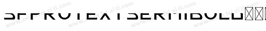 sfprotextsermibold字体转换