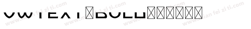 vwtext-bold字体转换