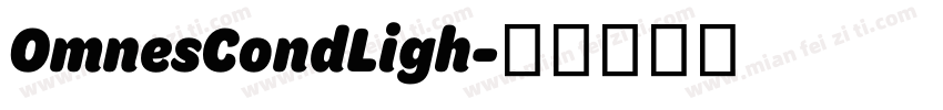 OmnesCondLigh字体转换