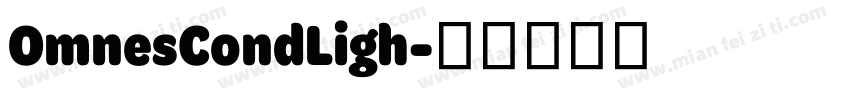 OmnesCondLigh字体转换