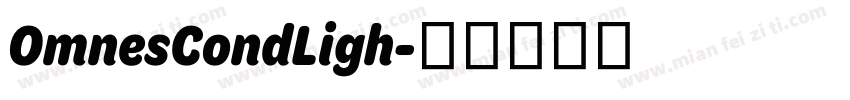 OmnesCondLigh字体转换