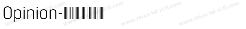 Opinion字体转换