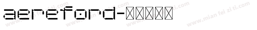 aereford字体转换
