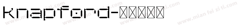 knapford字体转换