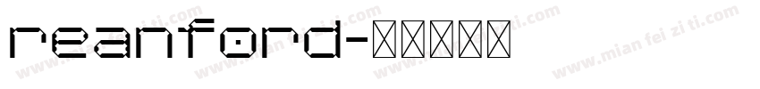 reanford字体转换