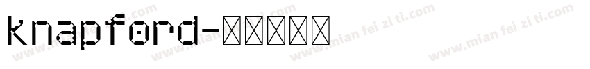 knapford字体转换