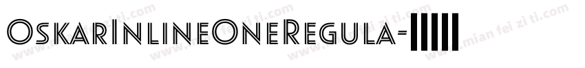 OskarInlineOneRegula字体转换