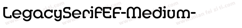 LegacySerifEF-Medium字体转换