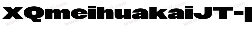 XQmeihuakaiJT字体转换