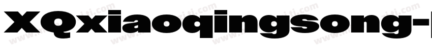 XQxiaoqingsong字体转换