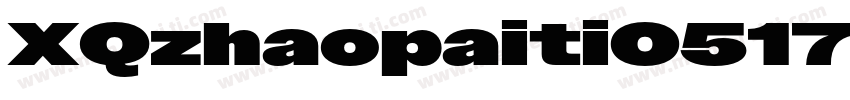 XQzhaopaiti0517字体转换