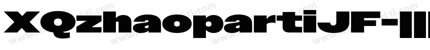 XQzhaopartiJF字体转换