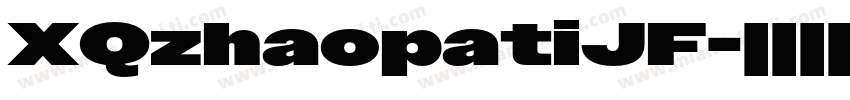 XQzhaopatiJF字体转换