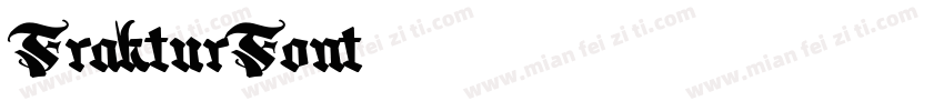 FrakturFont字体转换